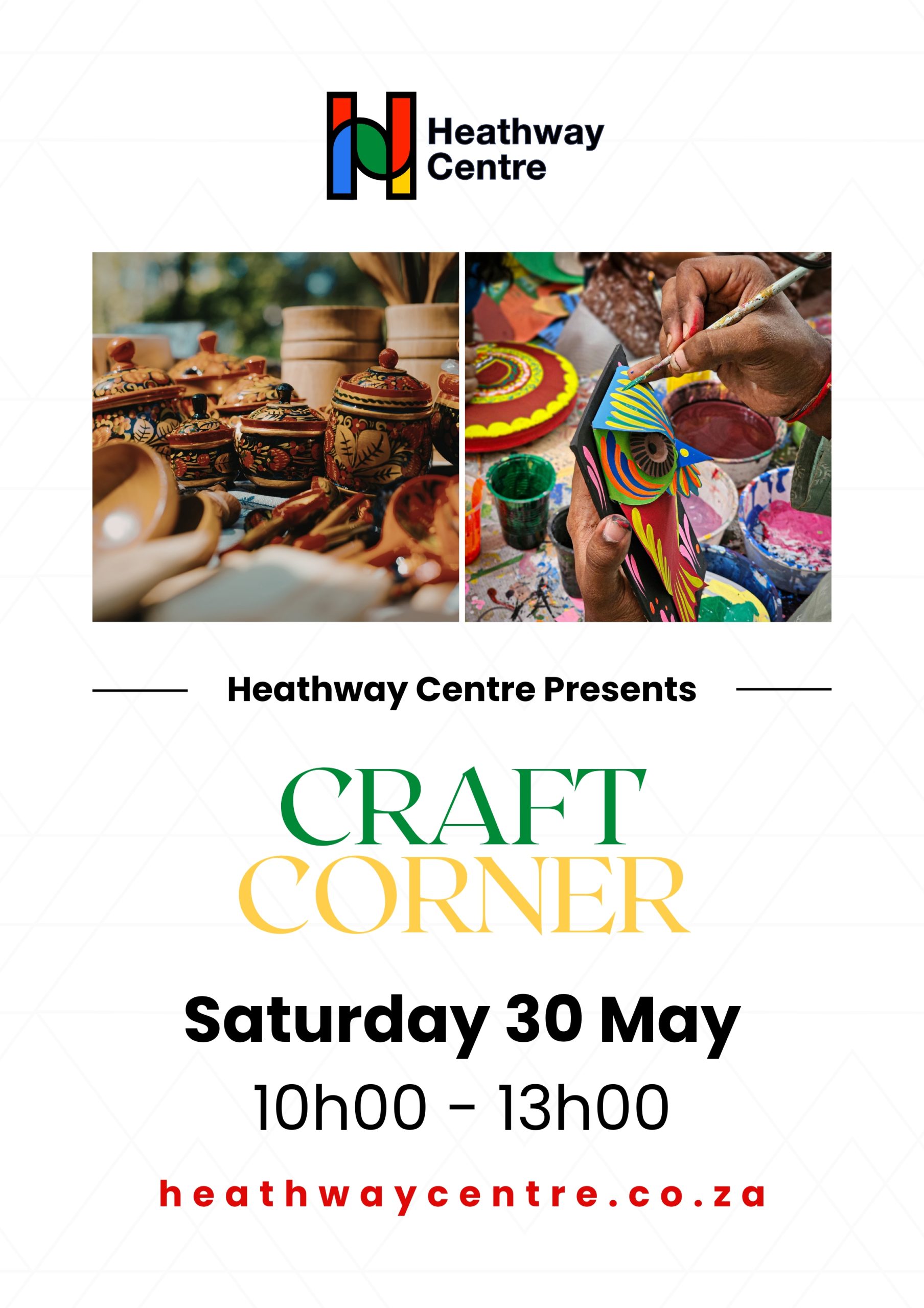 Craft Corner Saturday 30 May
